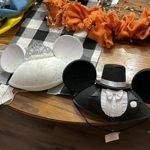 Bride and groom Mickey Ears